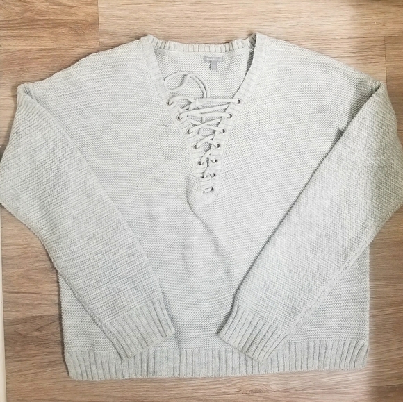 Charlotte Russe Sweaters - 2/$20 Charlotte Russe Lace Up Sweater